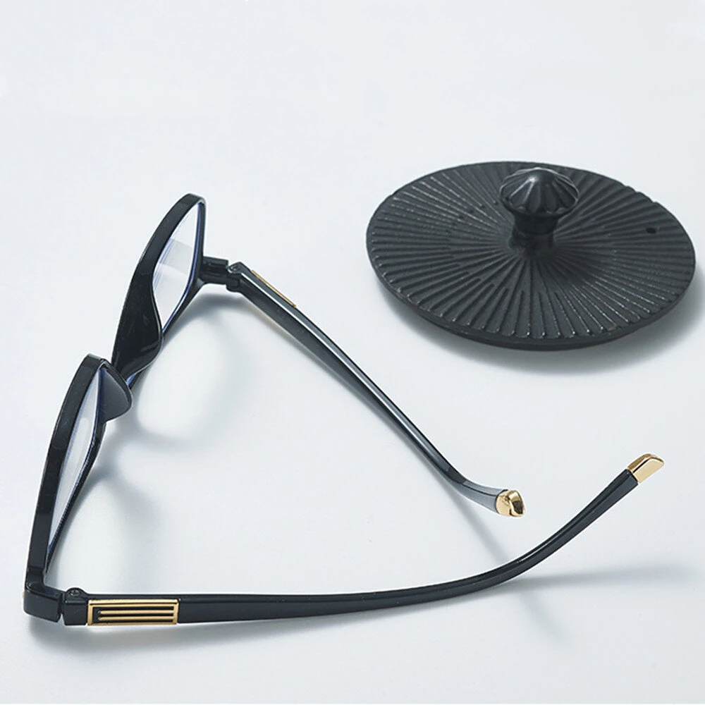 (image for) Anti Blue Light Reading Glasses Men Black Full Frame Hyperopia Eyewear High-definition Comfortable Presbyopia Glasses